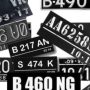 kode plat nomor belakang