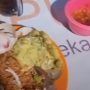 Tangkapan layar video, belatung berada di dalam sambal nasi goreng.