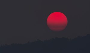 Ilustrasi gerhana bulan total yang akan terjadi pada 15-16 Mei mendatang. (pixabay)