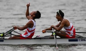 Sumbangan Emas dari Atlet Asal Bogor Dongkrak Peringkat Indonesia Melesat ke Posisi Tiga Sea Games 2021 Cabor dayung menyumbang dua emas pada Sea Games 2021 di Vietnam, Rabu (11/5)