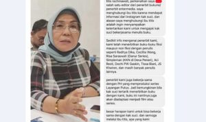 Akan Dibukukan, Kisah Layangan Putus versi ASN Protokoler jadi Rebutan Penerbit Kuasa hukum Briptu Suci, Titis Rachmawati mengaku banyak dihubungi penerbit yang rebutan akan membukukan kisah Layangan putus versi ASN tersebut.
