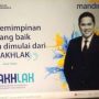 Salah satu gambar Menteri BUMN Erick Thohir yang terpampang di ATM BUMN. (ist)