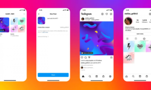 Ilustrasi: fitur NFT di Instagram (The Verge)