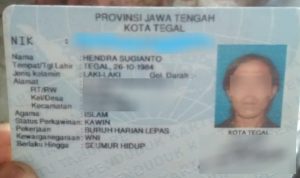 Kartu identitas warga yang Ngaku nabi dan membuat warga di Tegal resah. (jigja-disway.id)