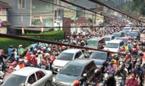 ILUSTRASI: Puncak macet parah. (Istimewa)