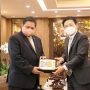 Airlangga Hartarto, meski dalam masa Pandemi Covid-19, beberapa proyek strategis nasional terus dilakukan pemerintah.