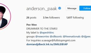 Rapper Anderson Paak Pasang Foto Profil Pak Tarno di IG Pribadinya, Mirip? Tangkapan layar: Instagram Anderson Paak @anderson._paak yang memasang foto Pak Tarno sebagai foto profilnya.