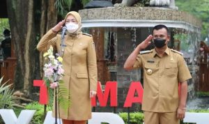 Bupati Purwakarta Anne Ratna, mengaku bangga, karena para ASN masih tetap semangat untuk melaksanakan tugas-tugasnya kembali