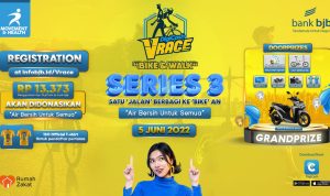 Ayo Ikutan DigiCash VRace Bike & Walk Series 3, Olahraga Sekaligus Donasi DigiCash VRace Bike & Walk Series 3