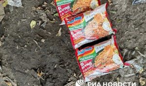 Ada Indomie di Bekas Markas Pasukan Ukraina, Diduga dari Bantuan Asing