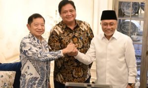 Ketiga Ketua Umum Partai Politik sepakat untuk bekerjasama untuk mengikis politik identitas
