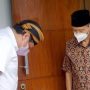 Ketua DPP Partai Golkar Airlangga Hartarto ketika menyambangi kediaman Buya Syafii