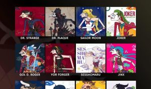 Wayang kulit fan art dari karakter anime hingga karakter film (gambar: instagram @seaheritagehistory)