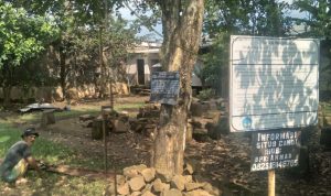 Situs Candi Bojong Menje Belum Dapat Banyak Perhatian, Ini Upaya Pihak Desa Situs bersejarah batu Candi Bojong Menje di Desa Cangkuang, Kecamatan Rancaekek, Kabupaten Bandung. (Yanuar/Jabar Ekspres)