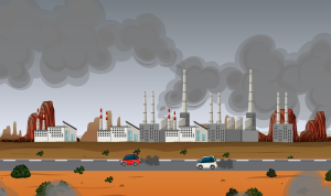 ilustrasi polusi (freepik)