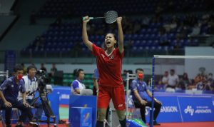 Berhasil Kalahkan Tuan Rumah, Tim Bulu Tangkis Indonesia akan Hadapi Thailand di Final SEA Games 2021 Pebulu tangkis tungkis tunggal putri Indonesia, Putri Kusuma Wardani di SEA Games 2021. (Foto: Humas PP PBSI)