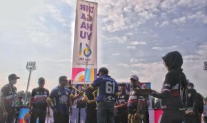 Soccer Festival yang dihadiri oleh Bupati Bandung Dadang Supriatna di Soreang, Sabtu (11/6). (Deni Armansyah/Jabar Ekspres))
