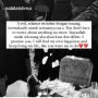 Unggahan Nabila Ishma yang memperlihatkan foto pusara eril dalam nuansa hitam putih. (tangkapan layar)