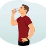 Ilustrasi Minum sambil berdiri (pixabay)