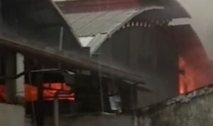 Kondisi Pasar Citeko Plered di Purwakarta yang mengalami kebakaran. (ist)