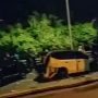 Tangkapan layar video kecelakaan beruntun di Tol Cipularang.