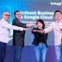 Chief Business Officer Indosat Ooredoo Hutchison, Bayu Hanantasena, bersama Google Cloud yang memiliki kesamaan visi untuk mendukung transformasi digital Indonesia.