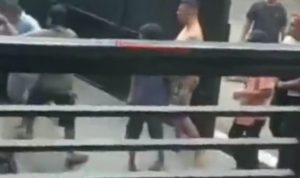 Beberapa tamu Villa yang tampak aniaya warga di Kawasan Puncak Bogor. (tangkapan layar video)