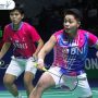 Pasangan ganda putri Merah Putih Apriyani Rahayu/Siti Fadia Silva Ramadhanti di Indonesia Open 2022. (Twitter: @INABadminton)
