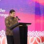 Menteri Koordinasi Bidang Perekonomian Airlangga Hartarto ketika menajadi pembicara pada forum working group Presidensi G20
