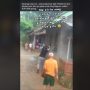 TANGKAPAN LAYAR: TKW Ngamuk hancurkan rumah pakai batu (TikTok: @gonyelll_uyee33)