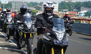 Serunya Bikers Honda Ramaikan Gelaran Honda CB150X Urban Ride