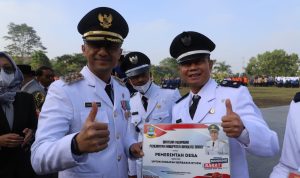 Plt Bupati Bandung Barat Hengky Kurniawan menggelontorkan anggaran untuk bantuan bagi sekitar 2.400 RT/RW di Kabupaten Bandung Barat melalui pemerintah desa. (Istimewa)