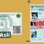 Perbandingan kartu nikah asli dan hoaks. (Istimewa)