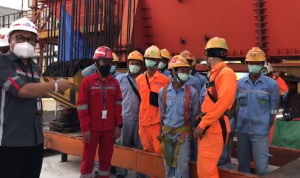 Pemasangan Girder Box dari CY#1 Arah Jakarta dan Bandung Selesai