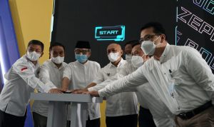 Grand Launching Ikopin University oleh Menteri Koperasi dan UKM RI Teten Masduki di Kampus Ikopin University, Jl Raya Jatinangor-Kabupaten Sumedang. Sebgaia salah satu rangkaian hari Koperasi ke 75. (ist)