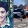 Aktor Jimmy Lin mengalami kecelakaan mobil hingga terbakar, kondisinya mengalami luka-luka dn wajah bersimbah darah. (taiwannews)