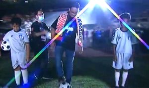 Anies Baswedan saat moment peresmian JIS, Minggu (24/7) Intan Afrida Rafni-Disway