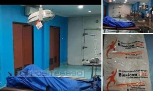 Roslin Emika Sebar Foto-foto Jasad Brigadir J dalam Kantong Jenazah Biru Foto yang diunggah Roslin Emika berupa jenazah Brigadir J yang telah terbungkus kantong mayat biru. (facebook)
