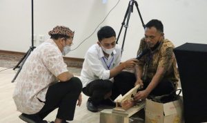 Tim Juri sedang melakukan selseksi penilaian dalam Lomba Teknologi Tepat Guna (TTG) Jabar.