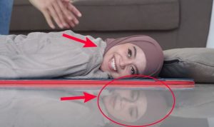 Penampakan bayangan lesti kejora yang berbeda dengan aslinya. (youtube Beemz Aryo)