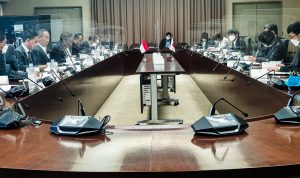 Menko Airlangga Hartarto juga memaparkan mengenai perkembangan produk otomotif berasal dari Jepang yang banyak diminati masyarakat di Indonesia.
