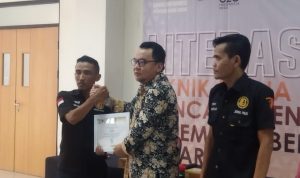 Gencarkan Literasi Wartawan Media Jurnal Polisi