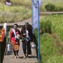 Para Petani Catwalk di Tengah Sawah Mulyaharja Kota Bogor