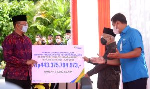 Setahun, BPJS Ketenagakerjaan Bayar Rp 443 Manfaat Program di NTB Setahun, BPJS Ketenagakerjaan Bayar Rp 443 Manfaat Program di NTB