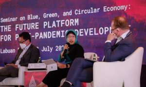 Menteri Koordinator Bidang Perekonomian Airlangga Hartarto mengatakan, adanya isu perbaikan lingkungan global memiliki potensi ekonomi