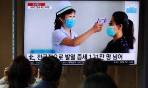 Korea Utara Klaim Benda Asing di Perbatasan Korsel Penyebab Wabah Covid di Negaranya (foto: Reuters/Kim Hong-Ji)