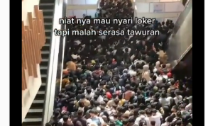 Ribuan Pencari Kerja Membludak Padati Job Fair di Thee Matic Mall Majalaya Ribuan Pencari Kerja Membludak Padati Job Fair di Thee Matic Mall Majalaya