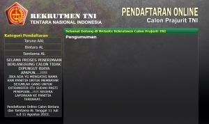 Link Rekrutmen TNI AL Tahun 2022, Lengkap Cara Daftar dan Jadwal Seleksinya