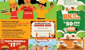 Poster Promo Burger King terbaru, lebih banyak benefit dan lebih hemat. (ist)