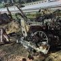 Pengemudi Mobil Porsche Tewas Usai Terjebak Kebakaran di Tol Jagorawi